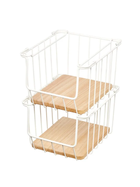 Корзина Wire & Paulownia Wood 25.4х20.3х15.2см (101569)