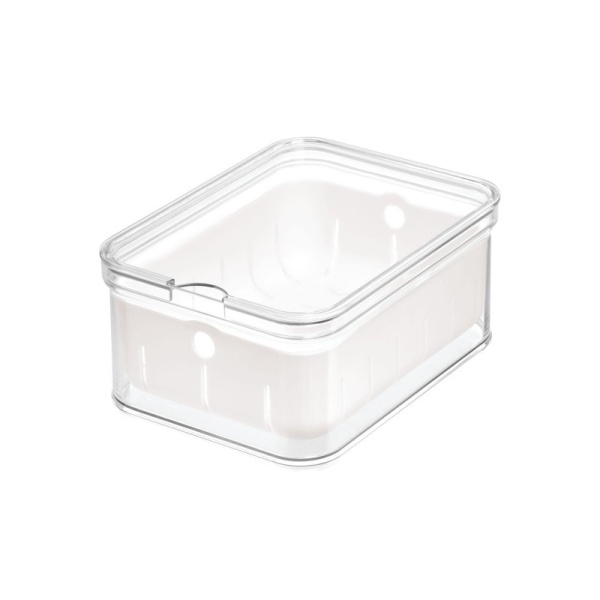 InterDesign / Контейнер для хранения со съемной корзиной Crisp пластиковый (100843)