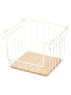 Корзина Wire & Paulownia Wood 25.4х25.4х20.3см (101612)