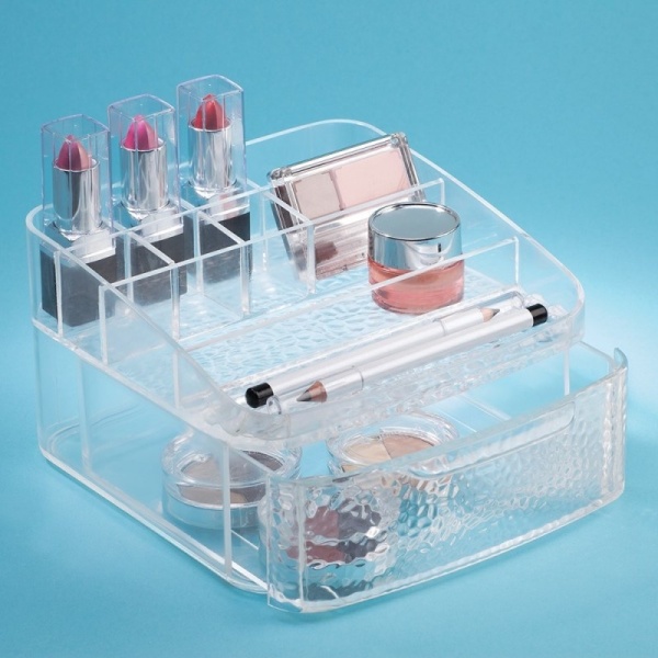 InterDesign / Органайзер для косметики с выдвижным ящиком Rain Drawer (100687) InterDesign / Органайзер для косметики с выдвижным ящиком Rain Drawer (100687)