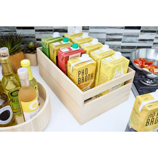 Корзина Wood 38.1х25.4х15.2см дерево Павловния (101563)