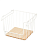 Корзина Wire & Paulownia Wood 25.4х25.4х20.3см (101612) Корзина Wire & Paulownia Wood 25.4х25.4х20.3см (101612)