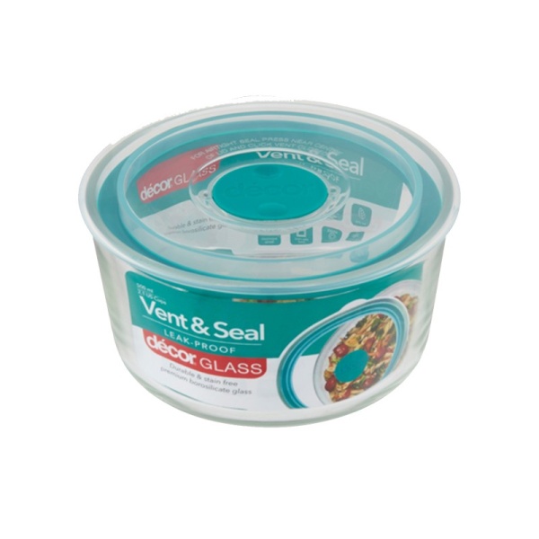 Контейнер VENT & SEAL круглый из боросиликатного стекла 500мл (101360) Контейнер VENT & SEAL круглый из боросиликатного стекла 500мл (101360)