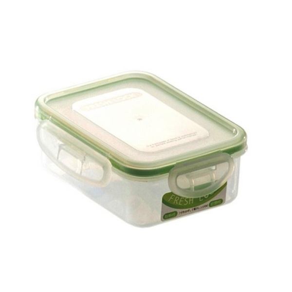 Yamada / Контейнер для СВЧ  0,34л прям. для пищев. ЗЕЛЁНЫЙ (100332)