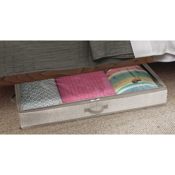 InterDesign / Кофр для хранения под кроватью Aldo без разделителя бежевый (100590)