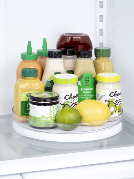 Подставка FridgeView вращающаяся с силиконовым ковриком для холодильника 27.3х27.3х4.6см (101548) Подставка FridgeView вращающаяся с силиконовым ковриком для холодильника 27.3х27.3х4.6см (101548)