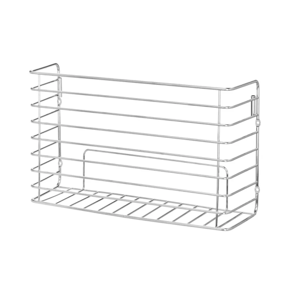 Держатель Classico подвесной для хранения разделочный досок, бытовой химии, мусорных пакетов 34.8х10.5х21-36.1см со съемными кронштейнами (101577)