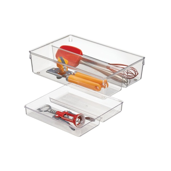 InterDesign / Органайзер для столовых приборов Linus из двух предметов (100866) InterDesign / Органайзер для столовых приборов Linus из двух предметов (100866)