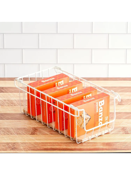 Корзина Wire & Paulownia Wood 40.6х20.3х15.2см (101611)