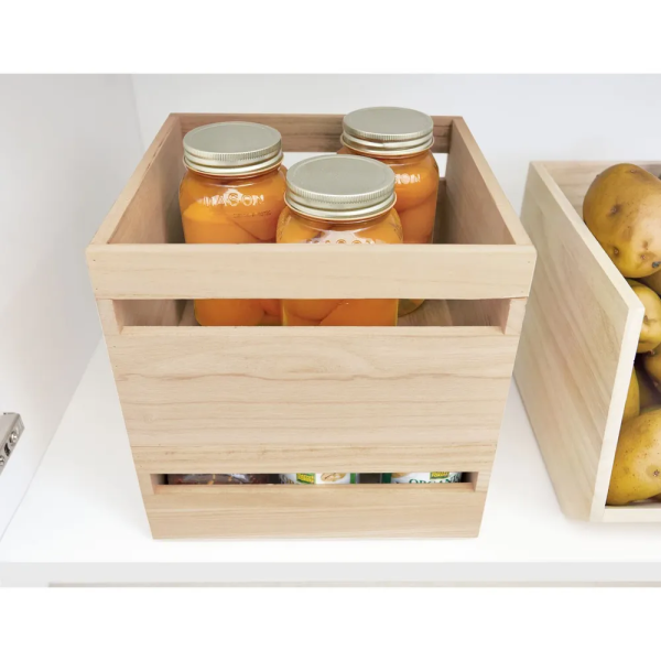 Корзина Wood 25.4х25.4х15.2см дерево Павловния (101560)