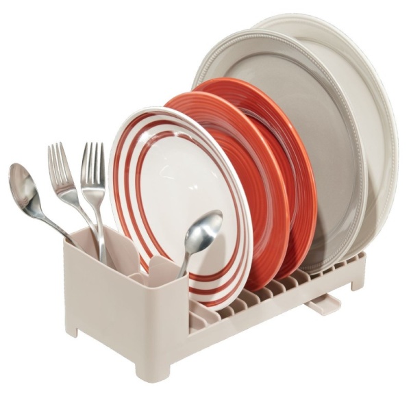 InterDesign / Clarity Compact Dish Drainer with Swivel Spout (100676) InterDesign / Clarity Compact Dish Drainer with Swivel Spout (100676)