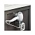 BETTER LIVING / Держатель для фена STICK \'N LOCK + KROMA настенный хромированная сталь (101028)  BETTER LIVING / Держатель для фена STICK \'N LOCK + KROMA настенный хромированная сталь (101028)