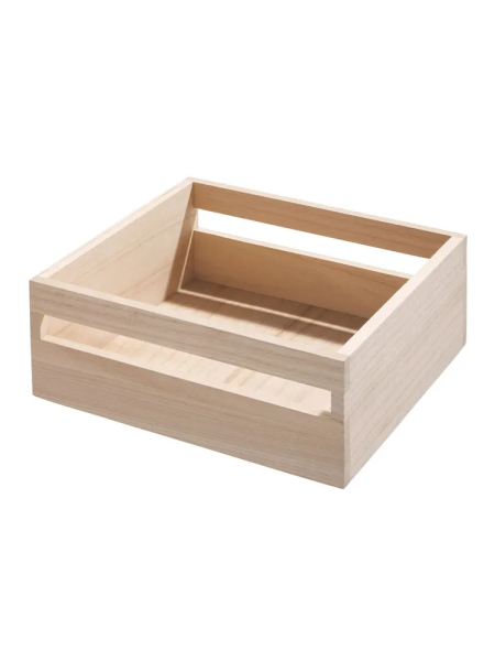 Корзина Wood 25.4х25.4х10.8см дерево Павловния (101610)