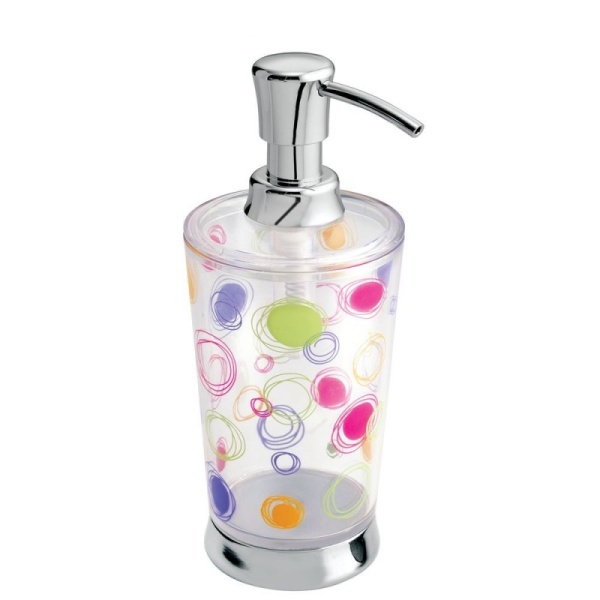 InterDesign / Диспенсер для жидкого мыла мыльные пузыри пластик/хром (100144)