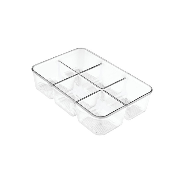 InterDesign / Органайзер LINUS универсальный 6 отделений 16,5х24х5,7см пластиковый (101269)